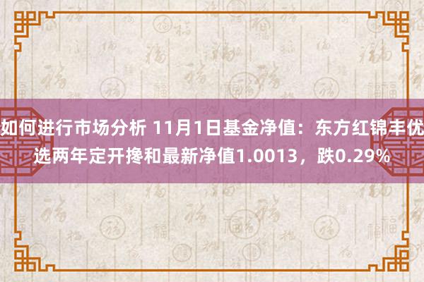 如何进行市场分析 11月1日基金净值：东方红锦丰优选两年定开搀和最新净值1.0013，跌0.29%