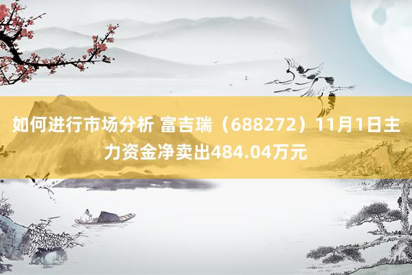 如何进行市场分析 富吉瑞（688272）11月1日主力资金净卖出484.04万元