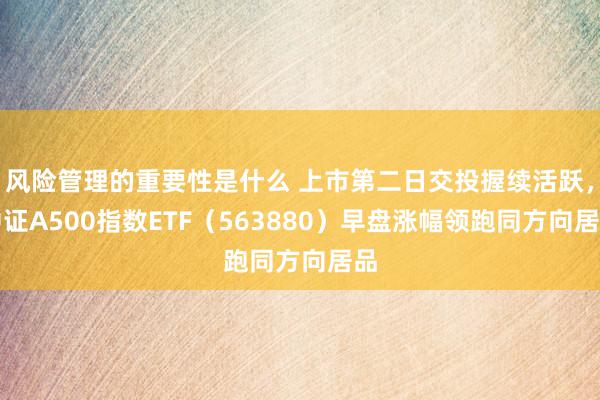 风险管理的重要性是什么 上市第二日交投握续活跃，中证A500指数ETF（563880）早盘涨幅领跑同方向居品