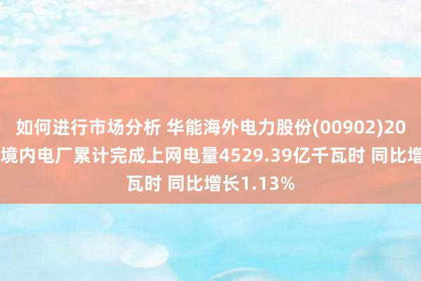 如何进行市场分析 华能海外电力股份(00902)2024年全年境内电厂累计完成上网电量4529.39亿千瓦时 同比增长1.13%